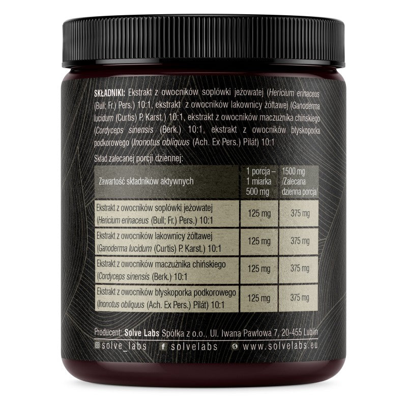 Solve Labs Mushroom Complex Powder, 100 g