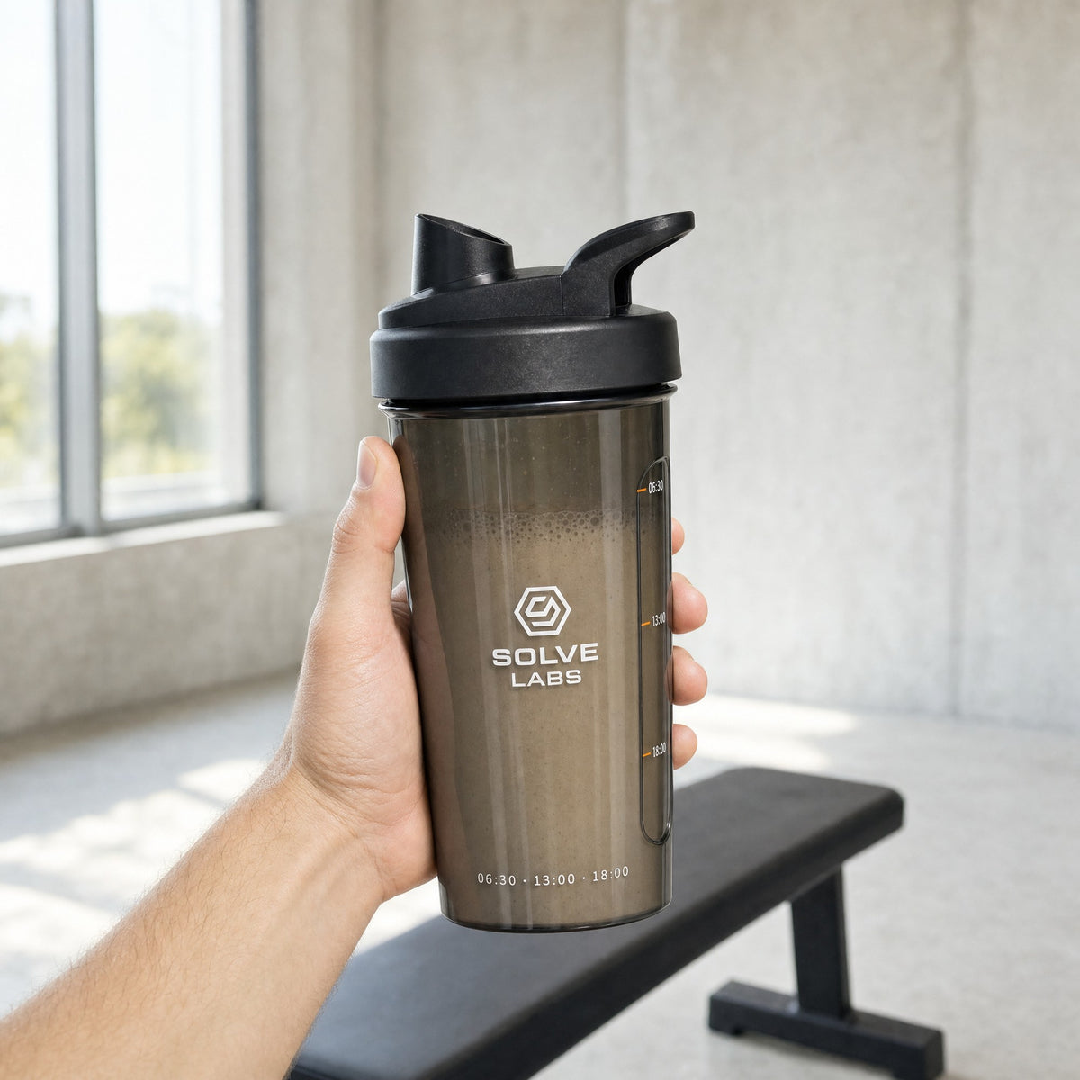The Day Shaker in a hand