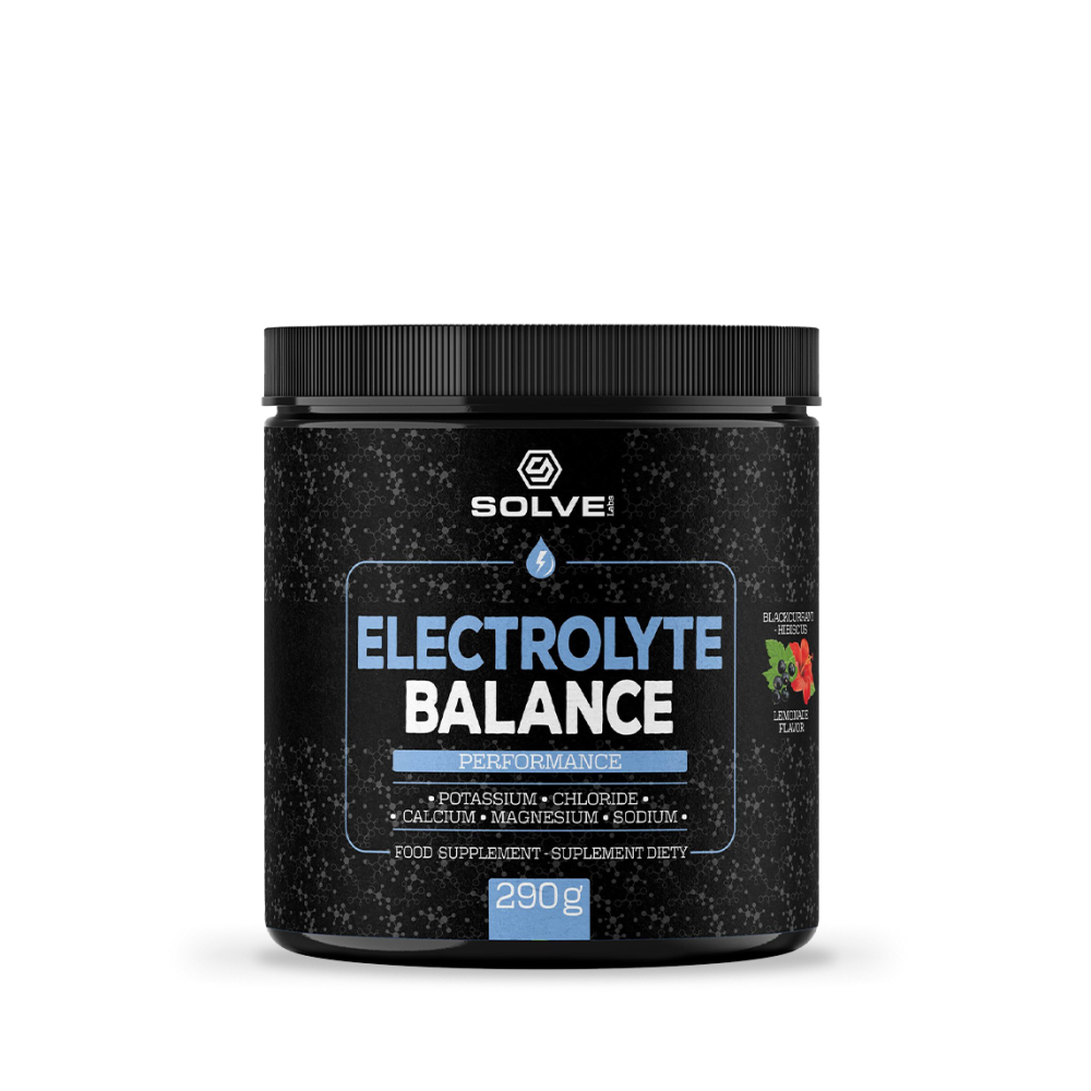 SolveLabs Electrolytes hydration powder, Hibiscus and Blackcurrant