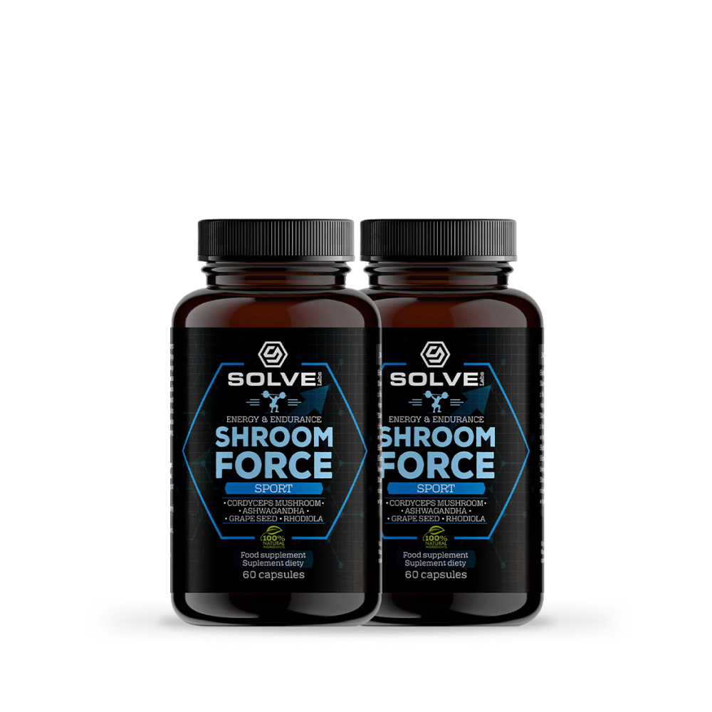 SolveLabs Shroom Force natural pre-workout for energy and endurance (view 8)