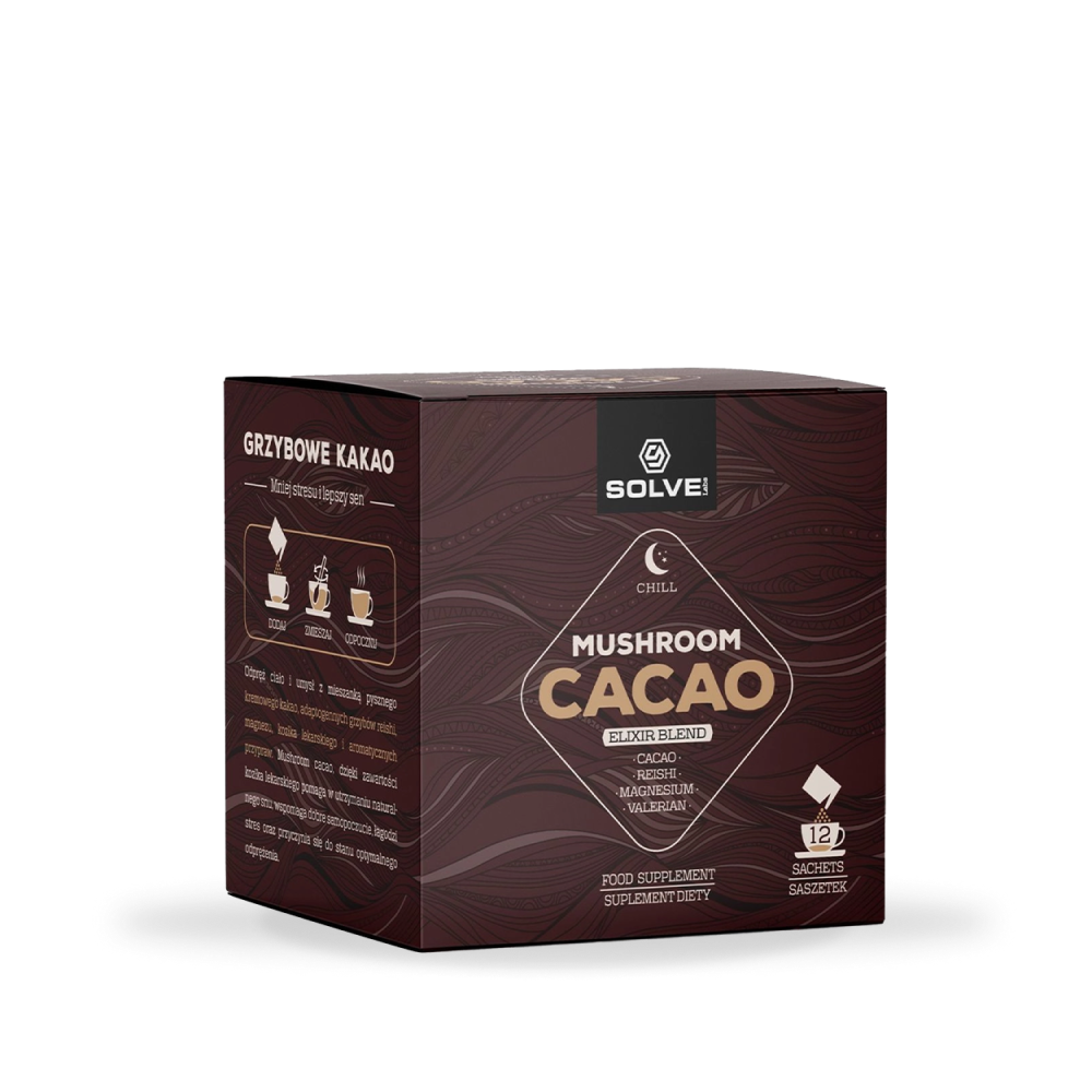 SolveLabs Mushroom Cacao with Reishi for evening calm (view 6)