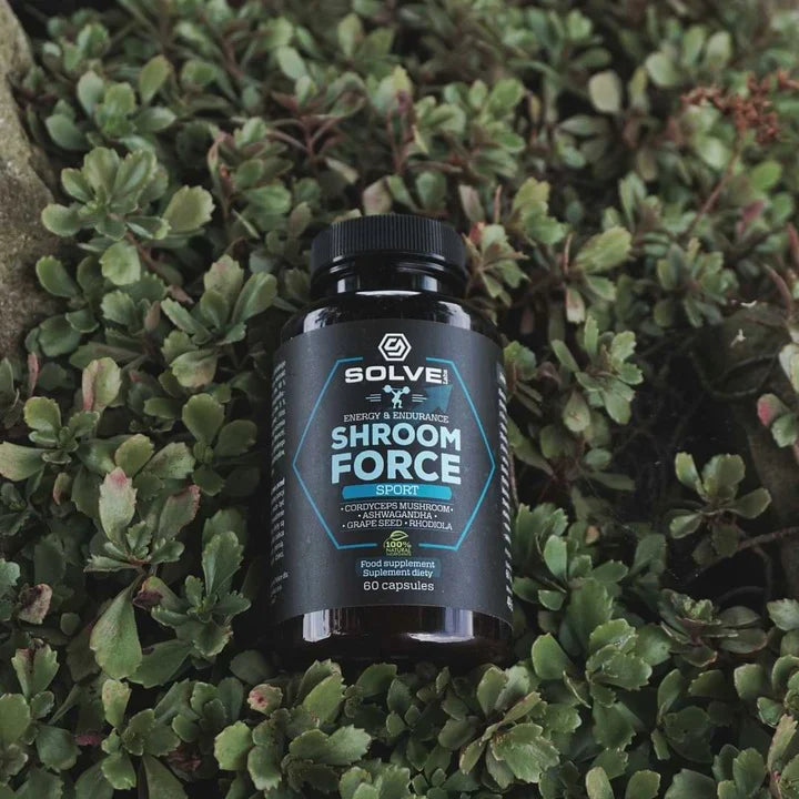 SolveLabs Shroom Force natural pre-workout for energy and endurance (view 10)