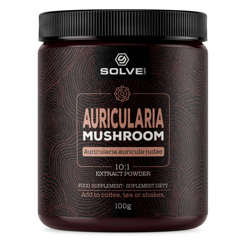 Solve Labs Auricularia Powder, 10:1 fruiting-body extract