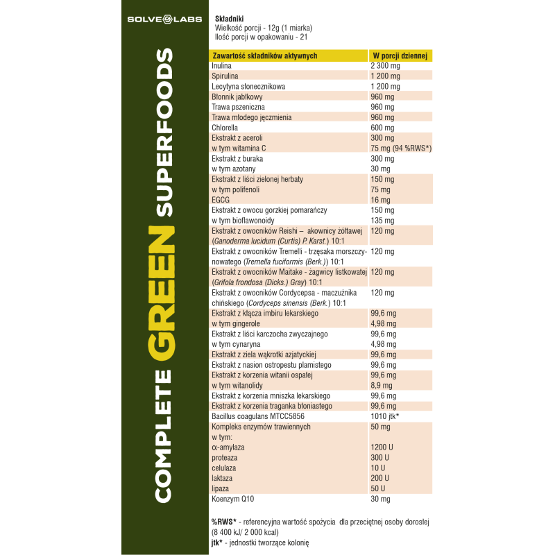 Solve Labs Complete Green Superfoods, view 3