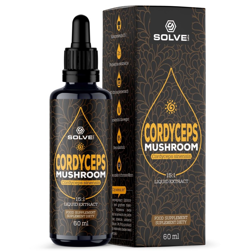 Solve Labs Cordyceps Drops, 60 ml