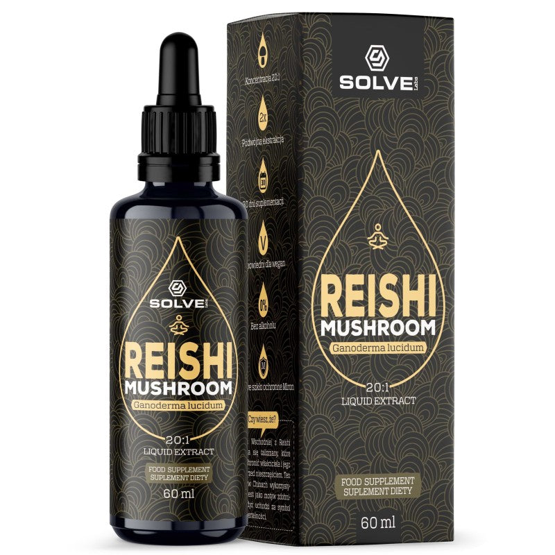 Solve Labs Reishi Drops, 60 ml