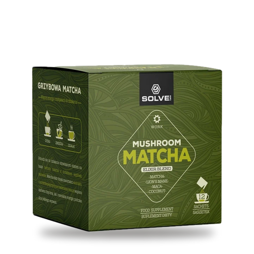 Matcha con hongos