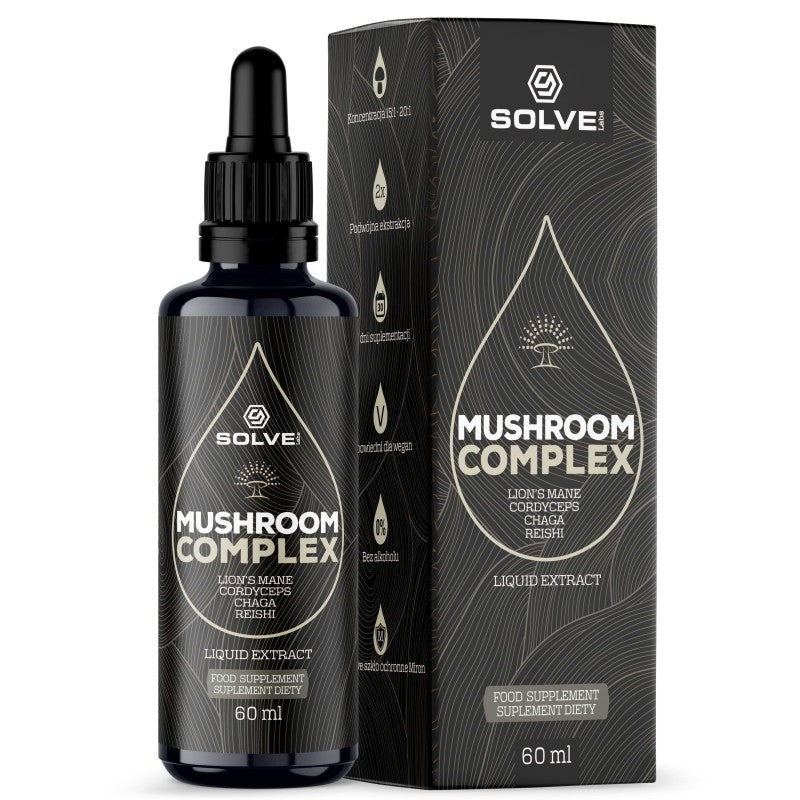 Solve Labs Mushroom Complex Drops, 60 ml