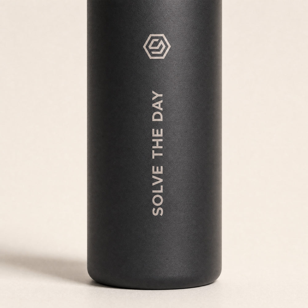 The print on The Day Bottle, close up