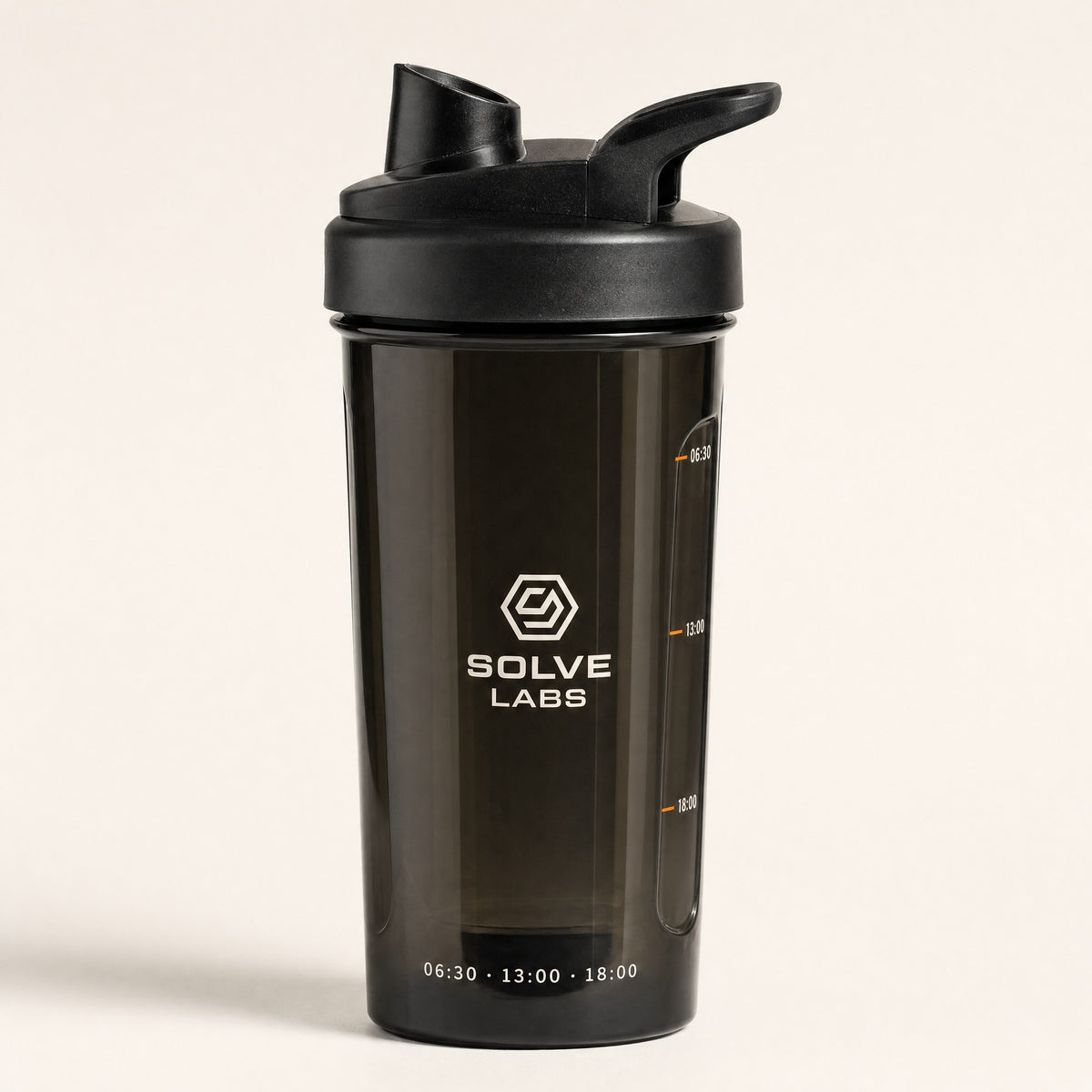 The Day Shaker, a smoke-black shaker
