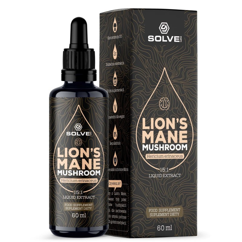 Solve Labs Lion's Mane Drops, 60 ml