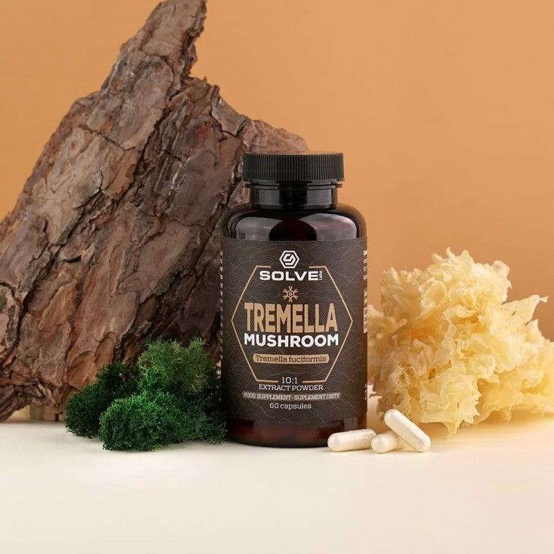 Tremella capsules jar and carton