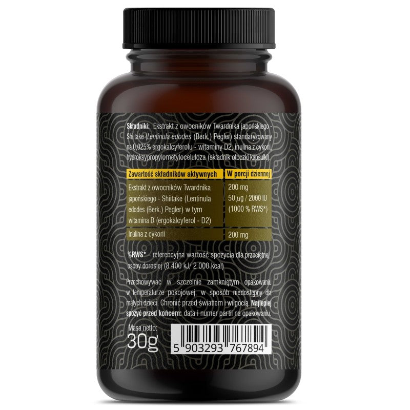 Vitamin D2 from Shiitake, view 2
