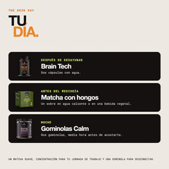 Tu día: cuándo tomar cada uno de los tres