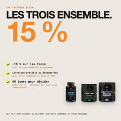 Les trois ensemble : 15 % de réduction avec le code BUNDLE15, livraison gratuite au Royaume-Uni dès £50, 60 jours pour décider