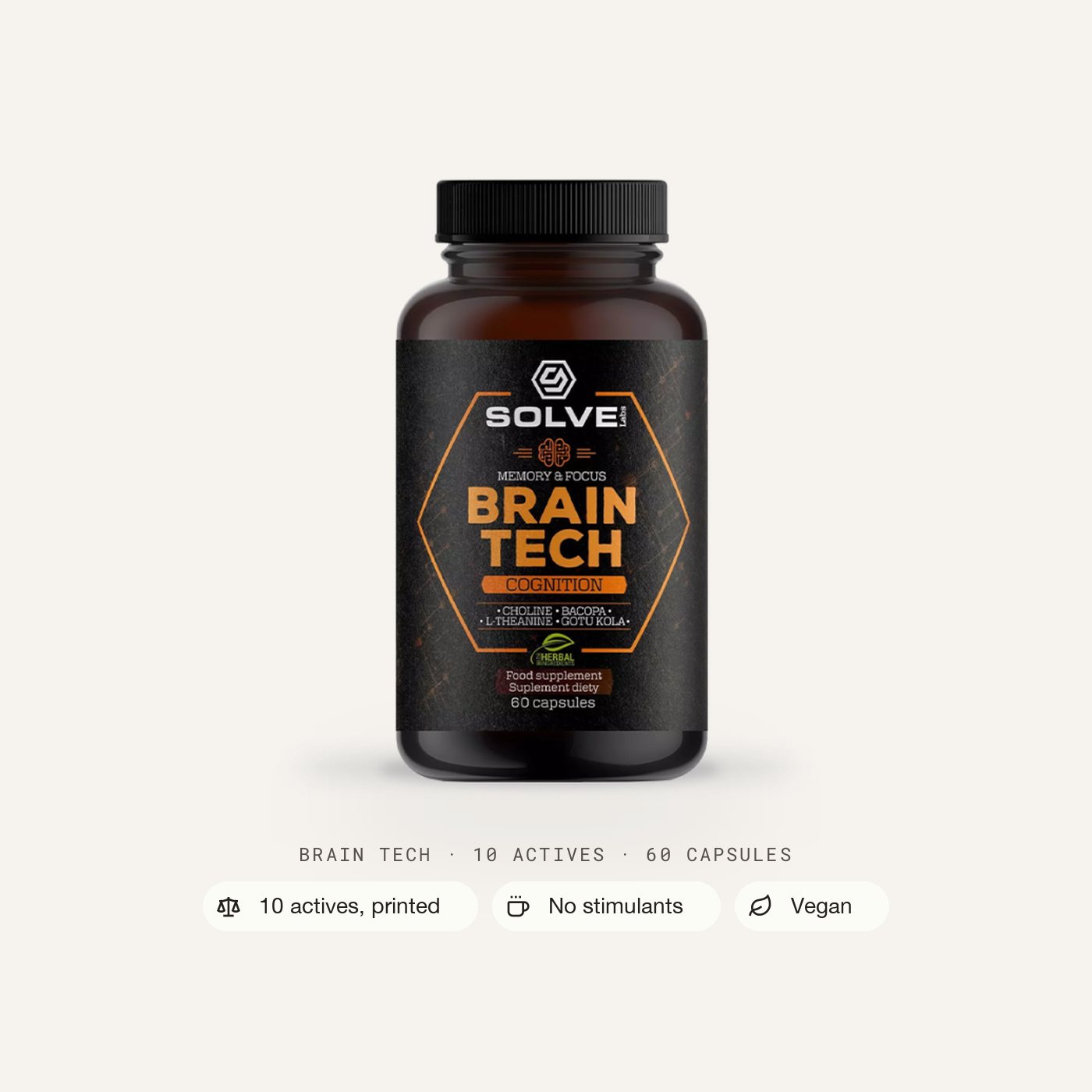 Solve Labs Brain Tech Nootropic