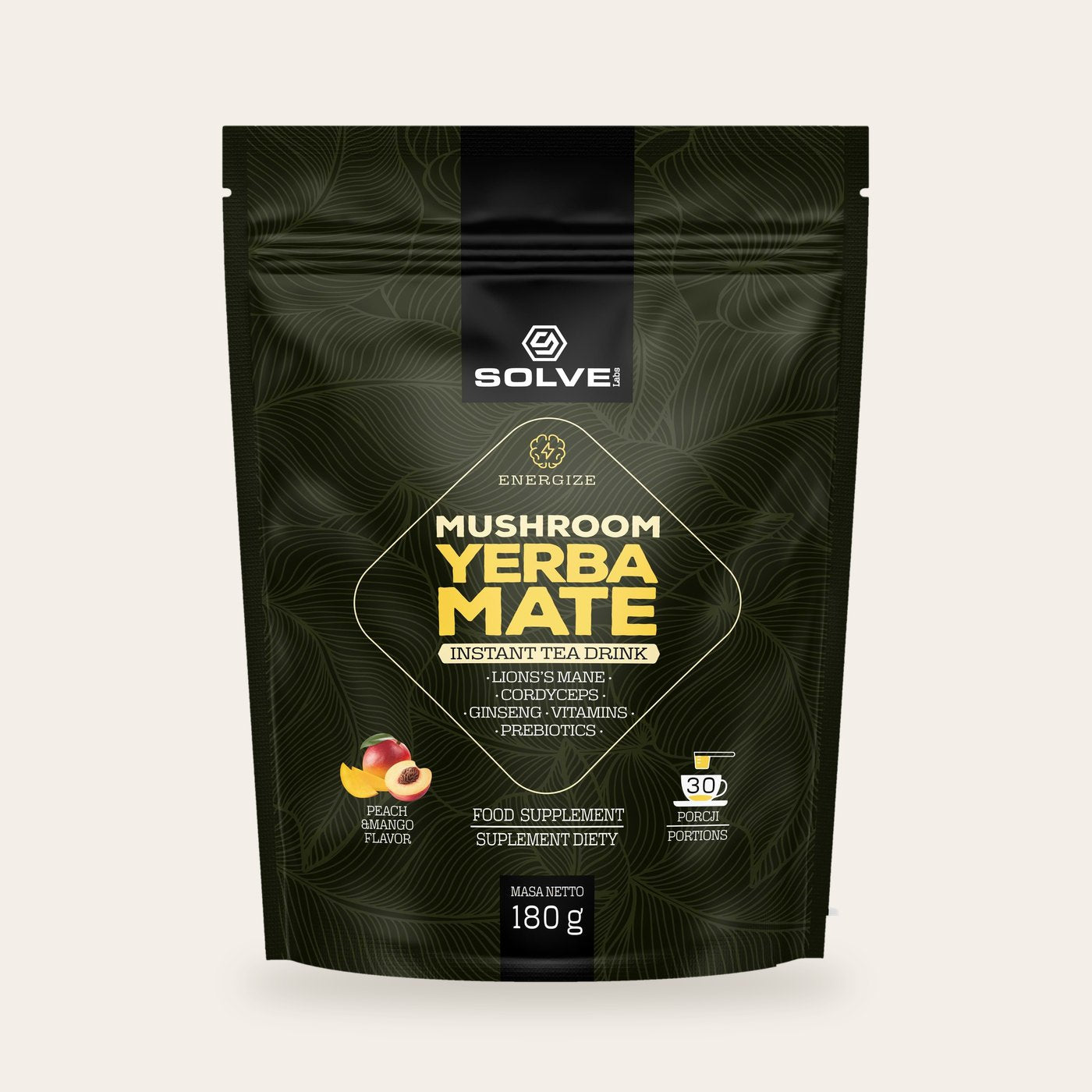 Solve Labs Mushroom Yerba Mate