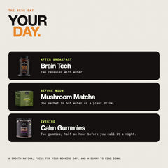 Your day: when to take each of the three
