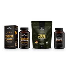 Cordyceps pur – gélules, Yerba maté aux champignons, Complexe B complet