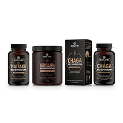 Maitake pur – gélules, Auricularia pure – poudre, Chaga pur – gélules